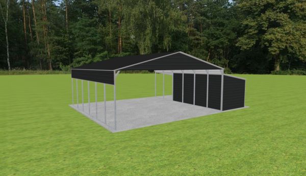 Carport with Storage 30 x 30 x 11 - Image 5