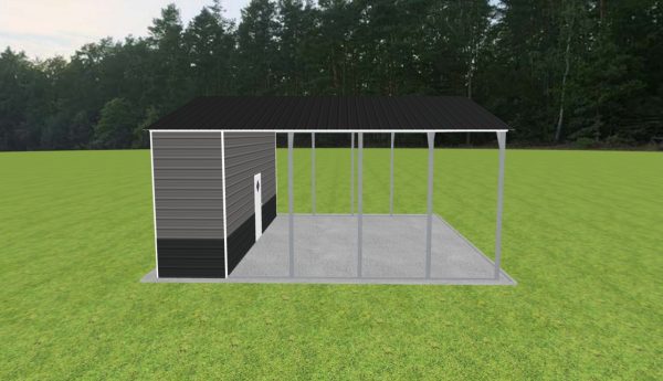 Carport with Storage 26 x 25 x 11 - Image 5