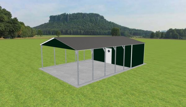 Carport with Storage 22 x 35 x 9