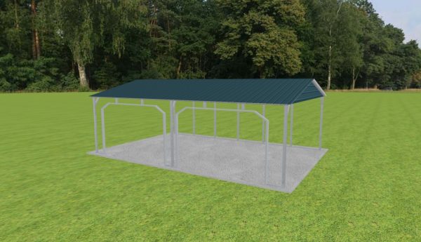 2 Car Carport 20 x 30 x 9 - Image 3