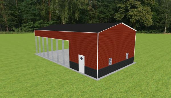 Carport with Storage 26 x 50 x 15 - Image 3