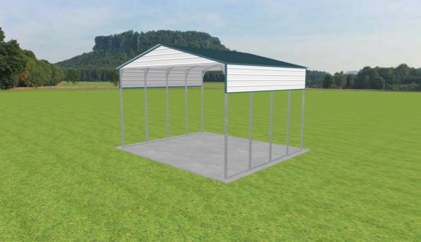 2 Car Carport 24 x 20 x 14