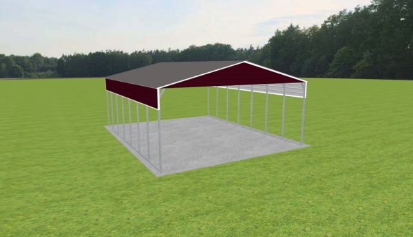 3 Car Carport 28 x 35 x 12