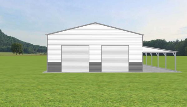 Garage with Lean To 28 x 50 x 11 - Image 3