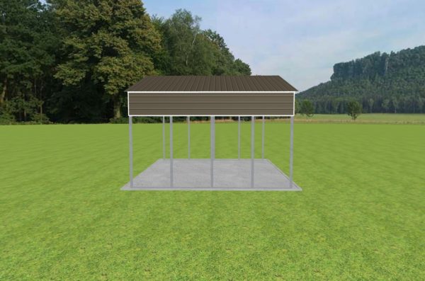 3 Car Carport 26 x 20 x 12 - Image 3