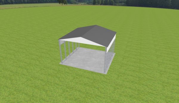 3 Car Carport 28 x 25 x 16 - Image 4