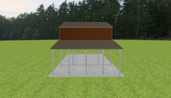 3 Car Carport 28 x 20 x 15 - Image 4