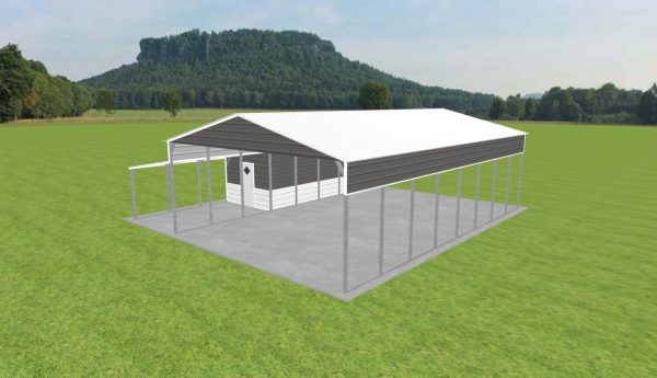 Carport with Storage 26 x 40 x 11 - Image 4