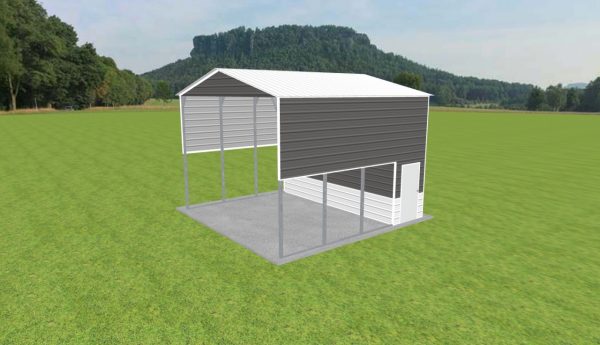 Carport with Storage 20 x 20 x 14