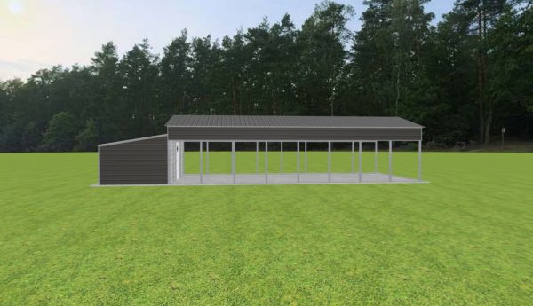 Carport with Storage 18 x 40 x 9 - Image 4