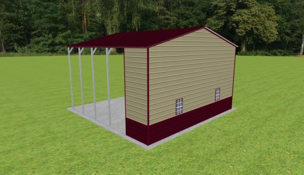 Carport with Storage 26 x 25 x 14 - Image 3