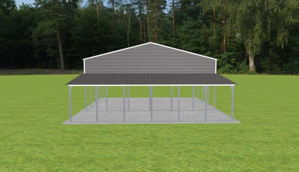 3 Car Carport 30 x 20 x 12 - Image 4