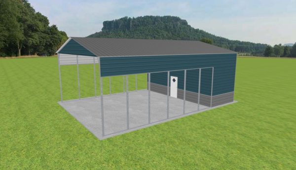 Carport with Storage 28 x 40 x 14