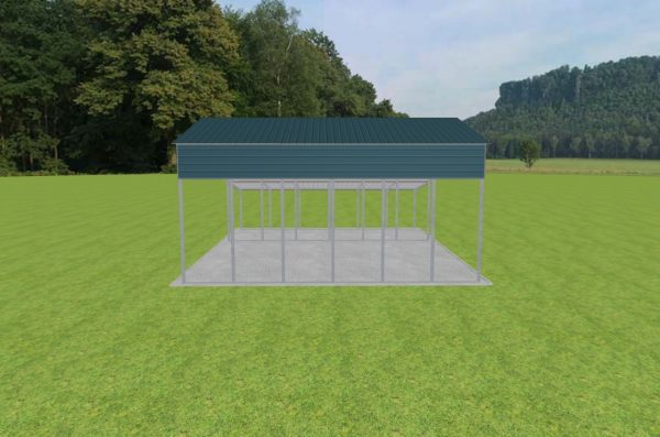 3 Car Carport 26 x 30 x 14 - Image 5