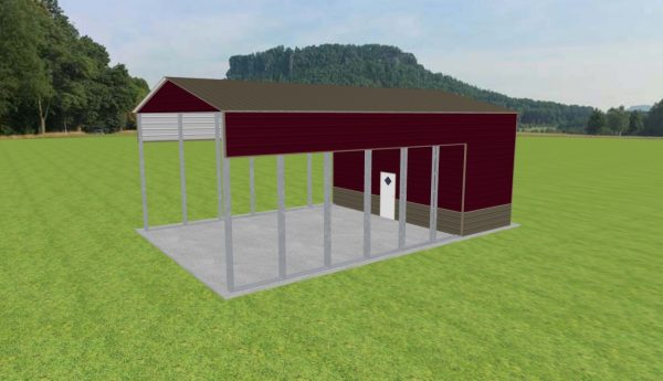 Carport with Storage 26 x 40 x 15