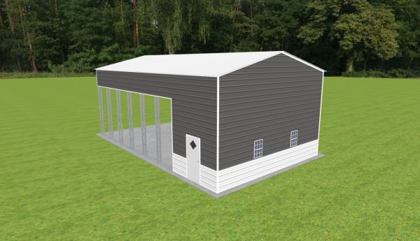 Carport with Storage 24 x 40 x 15 - Image 3