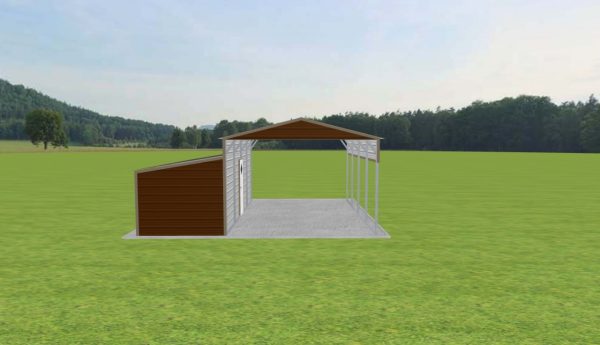 Carport with Storage 14 x 22 x 9 - Image 2