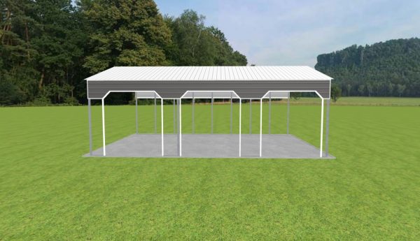 3 Car Carport 28 x 40 x 13 - Image 2