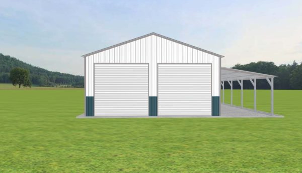 Garage with Lean To 20 x 30 x 9 - Image 3