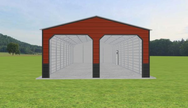 2 Car Carport 22 x 45 x 10 - Image 2