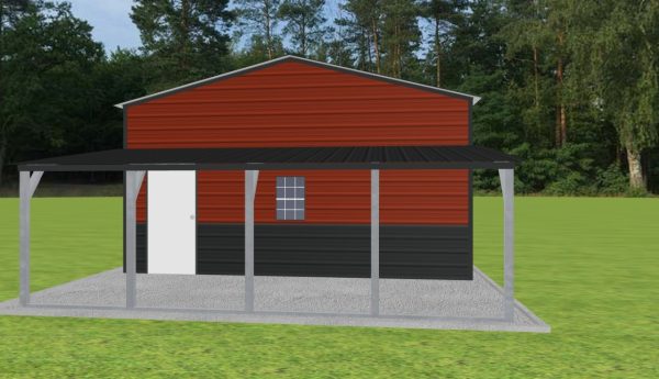 Garage with Lean To 20 x 40 x 10 - Image 3