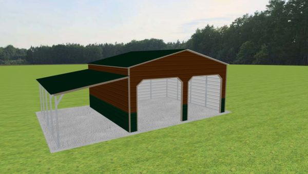 2 Car Carport 22 x 20 x 10