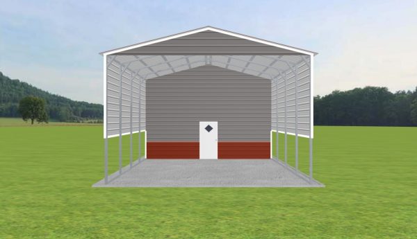 Carport with Storage 22 x 25 x 14