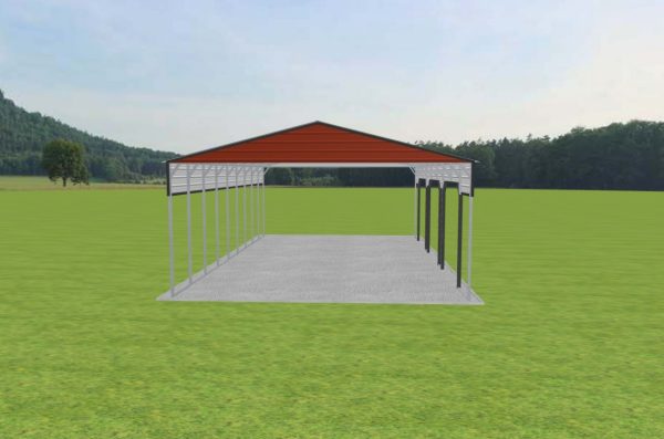 3 Car Carport 26 x 45 x 12 - Image 3