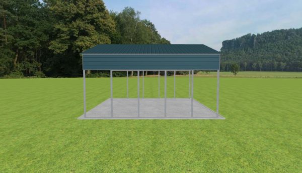 3 Car Carport 28 x 25 x 12 - Image 3