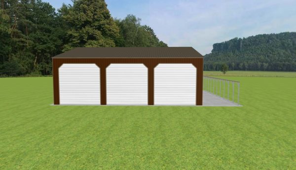 Garage with Lean To 48 x 50 x 16 - Image 3