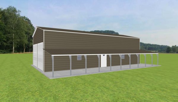 Garage with Lean To 24 x 50 x 14 - Image 2