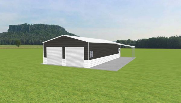 Garage with Lean To 24 x 50 x 10 - Image 2
