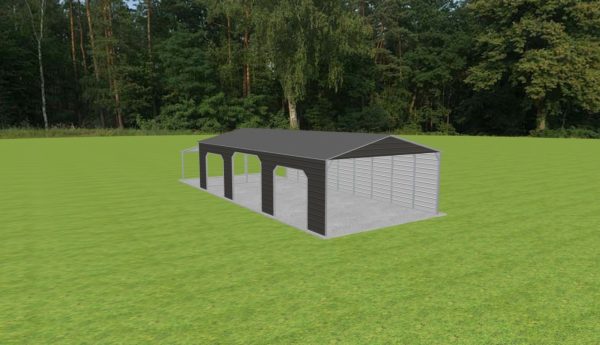 3 Car Carport 22 x 45 x 10 - Image 4