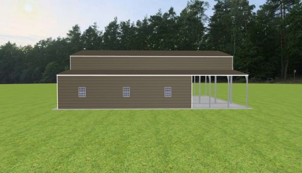 Carport with Storage 28 x 50 x 15 - Image 3