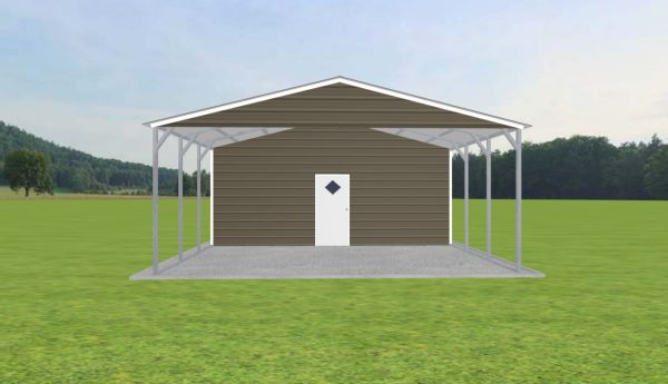 Carport with Storage 22 x 20 x 9 - Image 2