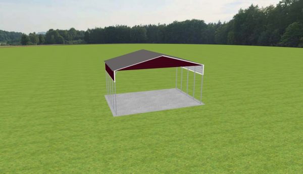 3 Car Carport 30 x 20 x 14 - Image 4