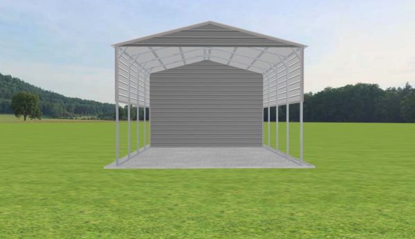 Carport with Storage 20 x 25 x 13 - Image 2