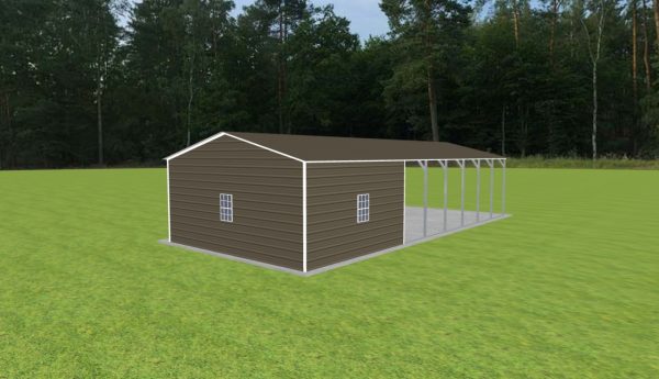 Carport with Storage 20 x 45 x 9 - Image 4