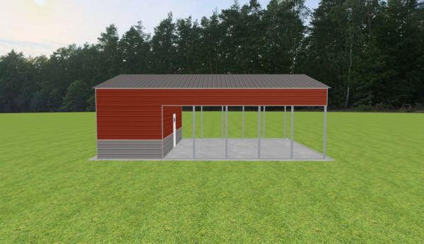 Carport with Storage 26 x 35 x 11 - Image 5