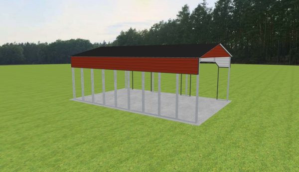 3 Car Carport 28 x 45 x 15 - Image 4