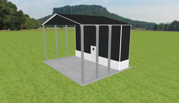 Carport with Storage 26 x 20 x 15