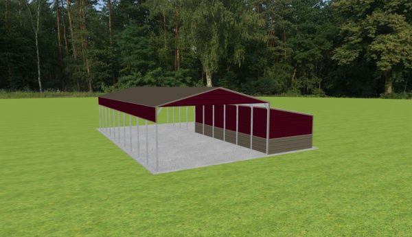 Carport with Storage 22 x 50 x 10 - Image 5