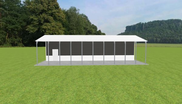 Carport with Storage 28 x 50 x 11 - Image 2