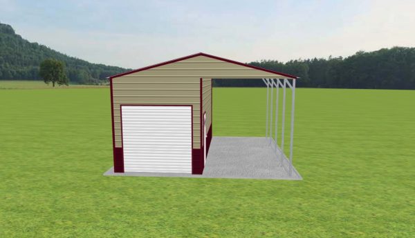 Carport with Storage 20 x 20 x 11 - Image 2