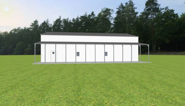 Garage with Lean To 38 x 60 x 16 - Image 2