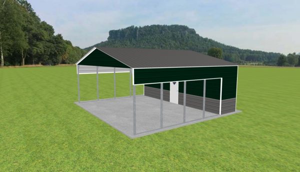 Carport with Storage 28 x 25 x 10