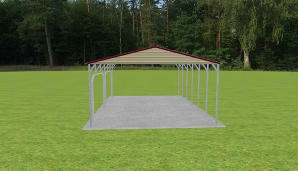 2 Car Carport 20 x 30 x 10 - Image 3