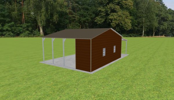 Carport with Storage 24 x 20 x 9 - Image 5