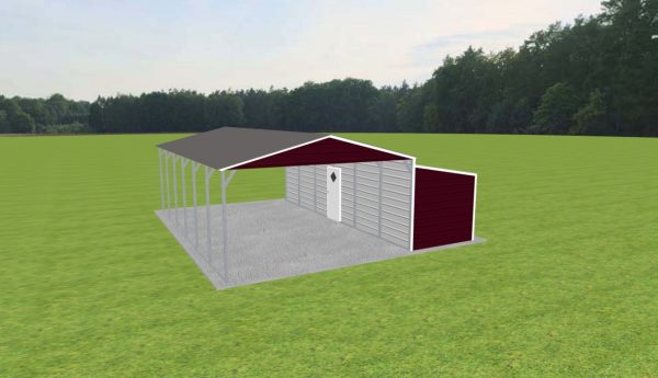 Carport with Storage 18 x 30 x 9 - Image 3