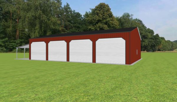 Garage with Lean To 40 x 55 x 12 - Image 3